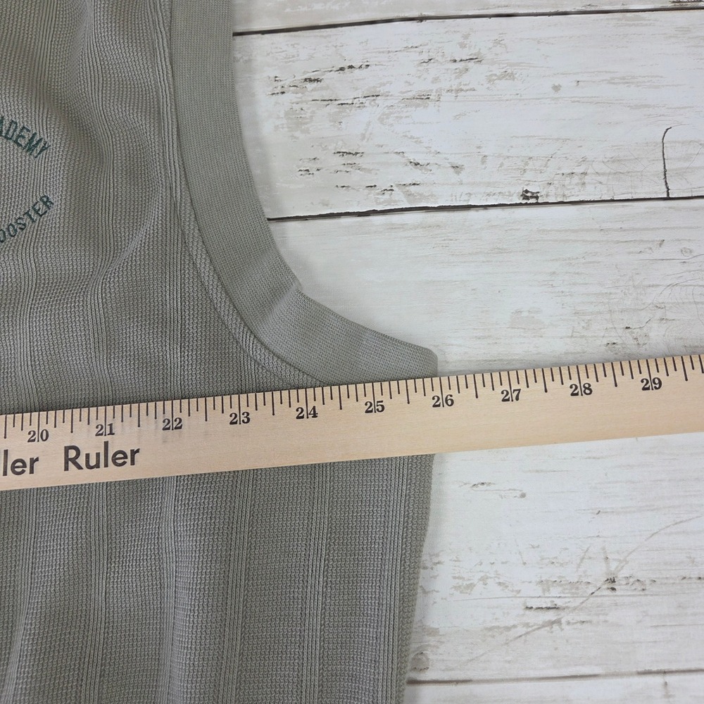 VTG Dunbrooke Mens XL Sage Green Golf Sweater Vest St Josephs Academy 2002 - Picture 4 of 10
